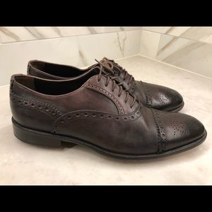 Gordon Rush Made in Italy Brown leather Dress shoe